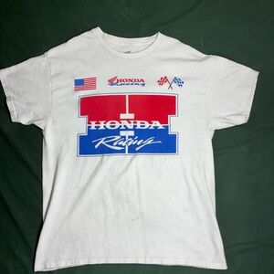 Honda Racing White Short Sleeve Tee